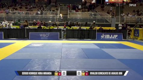 Rivaldo Goncalves De Araujo Juni vs Sergio Henrique Hora Miranda 2025 Pan Jiu Jitsu IBJJF Championship