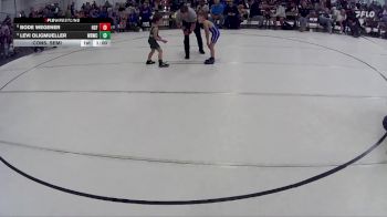 20 lbs Cons. Semi - Levi Oligmueller, Wisner Rec Wrestling Club vs Bode Wegener, Humphrey St. Francis