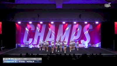 Champion Allstars - Royals [2025 L6 Limited Coed - XSmall Day 1] 2025 CHAMPS Grand Nationals