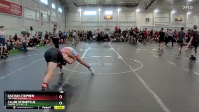 106 lbs Round 2 (6 Team) - Easton Stephen, The Wrestling Mill vs Caleb Schaetzle, Capital City WC