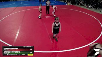 90 lbs Cons. Round 2 - Greysen Marotzke, Wabasso vs Connor Gertner, TMBWWG