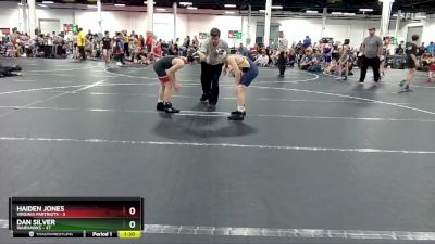 88 lbs Round 5 (8 Team) - Dan Silver, Warhawks vs Haiden Jones, Virginia Partriots