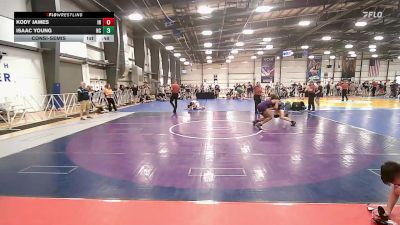 154 lbs Consolation - Kody James, IN vs Isaac Young, NC