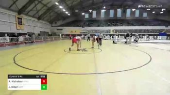 184 lbs Consi Of 8 #2 - Andrew Nicholson, Western Wyoming vs Josh Miller, Northwest Kansas Tech