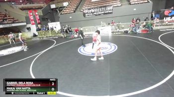 113 lbs Semifinal - Gabriel Dela Rosa, Monterey Peninsula Wrestling Club vs Makai Van Natta, Hanford High School Wrestling