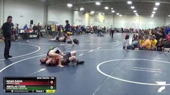 133 lbs Cons. Round 2 - Noah Davia, Armada Tigers vs Nikolas Cook, Eaton Rapids Youth WC