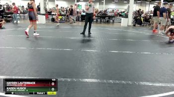 105 lbs Round 5 (6 Team) - Hayden Lauterback, Revolution Elite vs Kaden Husick, U2 Upstate Uprising