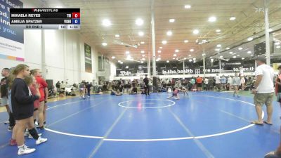 84 lbs Rr Rnd 5 - Mikaela Reyes, Triumph Trained - Girls vs Amelia Spatzer, Steel Valley Vixens