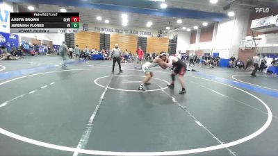 150 lbs Champ. Round 2 - Austin Brown, Clovis West vs Jeremiah Flores, Victor Valley