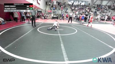 67 lbs Consolation - Aiden Canady, Berryhill Wrestling Club vs Klasen Couch, Vian Wrestling Club