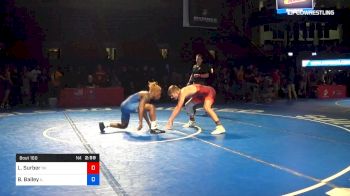 160 lbs 7th Place - Luke Surber, Oklahoma vs Bilal Bailey, Illinois