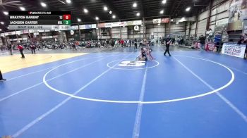 138 lbs Semifinal - Braxton Barent, Team Champs vs Jacksen Carter, Wolsey/Wessington