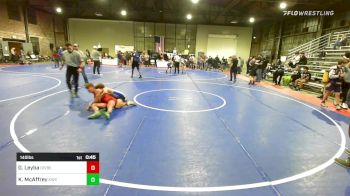 140 lbs 2nd Place - Gavin Leyba, Division Bell Wrestling vs Kasen McAffrey, Keystone Wrestling Club