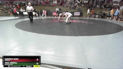 149 lbs Champ. Round 2 - Andrew Ross, Wabash vs Finn Merrill, Indianapolis