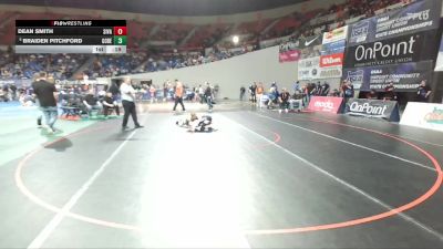 2A/1A Boys 120 Cons. Round 3 - Braiden Pitchford, Gold Beach Boys vs Dean Smith, Siletz Valley Boys