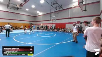 152 lbs Round 4 (8 Team) - Lucas Holthaus, 208 Elite vs Anthony Simpson, Marauder Wrestling Club