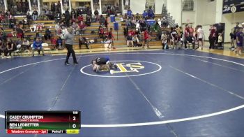 108 lbs Quarterfinal - Casey Crumpton, Elmore County School vs Ben Ledbetter, Reeltown