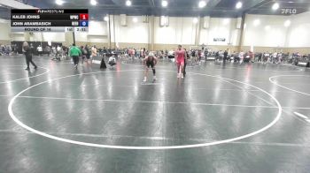 215 lbs Round Of 16 - Kaleb Johns, Wolf Pack Wrestling Club vs John Arambasich, Beebe Trained