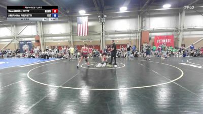 57 lbs Rr Rnd 1 - Savannah Witt, Misfits Kisses - GHSE vs Arianna Pieretti, Grit Mat Club - GHSE