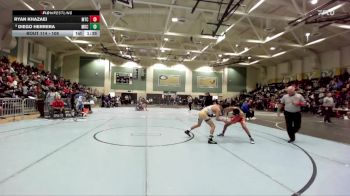 108 lbs Champ. Round 2 - Ryan Khazaei, Mt Carmel vs Diego Herrera, Mater Dei Catholic