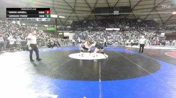 Boys 4A 175 lbs Semifinal - Adriano Perez, Tahoma vs Simon Jarrell, Camas