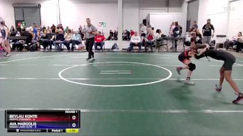 60 lbs Round 1 (6 Team) - Beylau Konte, Misfits Strength vs Ava Margolis, Finger Lakes Elite