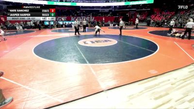 2A 157 lbs 3rd Place Match - Nate Sanchez, Chicago (St. Ignatius) vs Jasper Harper, New Lenox (Providence Catholic)