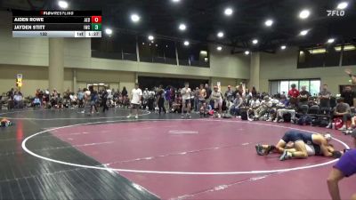 132 lbs Round 5 (6 Team) - Aiden Rowe, Alabama Elite Black vs Jayden Stitt, Indy WC