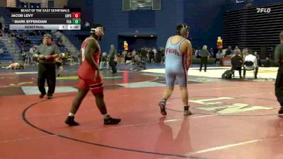 285 lbs Semifinal - Mark Effendian, Faith Christian Academy vs Jacob Levy, Lake Highland Preparatory School