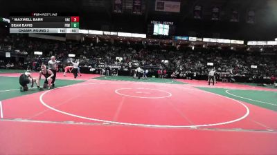 177 lbs Champ. Round 2 - Sean Davis, PRW1 vs Maxwell Barr, OAK3