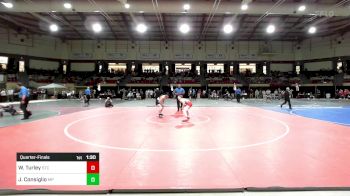 132 lbs Quarterfinal - Walker Turley, St. Christopher's School vs Jack Consiglio, Malvern Prep