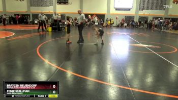 PW-10 lbs Quarterfinal - Braycen Neuendorf, Waverly Area Wrestling Club vs Fenix Stallman, Hammerin Hawks