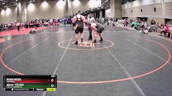 285 lbs Champ. Round 2 - Ryan Ross, Hannibal vs Beau Young, Valley Center HS