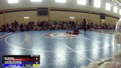 77 lbs Semifinal - Eli Burke, Yorktown Wrestling Club vs Carter Gutapfel, Trojan Wrestling Academy