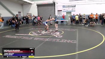 119 lbs Quarterfinal - Nicholas Rearden, Bethel Freestyle Wrestling Club vs Jude Bailey, Mat-Su Matmen