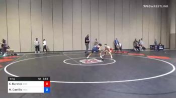57 kg Prelims - Kyle Burwick, Wisconsin RTC vs Marcus Castillo, Arkansas RTC