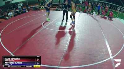 175 lbs Quarters & Wb (16 Team) - Isaac Reynoso, Oregon 2 vs Anthony Butler, Idaho 1