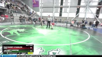 74 lbs Cons. Round 4 - Ole Massey-O`Hanlon, NWWC vs Jacobey Lamothe, Mat Demon WC