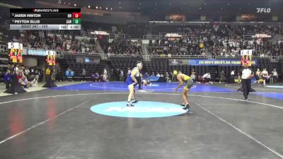 133 lbs Cons. Round 4 - Jaden Hinton, Baldwin Wallace vs Peyton Ellis, JWU (Providence)