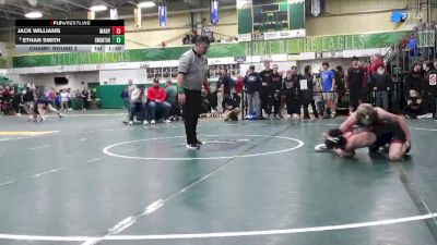 132 lbs Champ. Round 2 - Jack Williams, Marysville vs Ethan Smith, Brighton