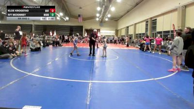 75 lbs Rr Rnd 5 - Kloe Krogstad, Grit Mat Club Girls vs Ivy McKinney, MGW Surf Savages