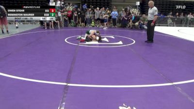 75 lbs Consi Of 8 #2 - Owen Stehr, Hegins vs Remington Maurer, Boswell