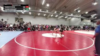 155 lbs Semifinal - Madilyn Gitke, Strasburg vs Eloise Woolsey, Cleveland
