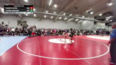 155 lbs Semifinal - Madilyn Gitke, Strasburg vs Eloise Woolsey, Cleveland