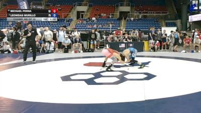 100 lbs Champ. Rd Of 32 - Michael Perna, New Jersey vs Leonidas Murillo, Pennsylvania