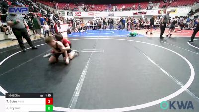 110-120 lbs Quarterfinal - Tucker Goins, Pocola Youth Wrestling vs Jaxon Fry, Eufaula Ironheads Wrestling Club