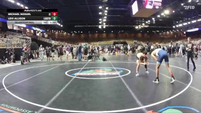 125 lbs Quarterfinal - Levi Allison, Long Cane Middle School/ Troup Wrestling vs Michael Noguel, Eagle Empire
