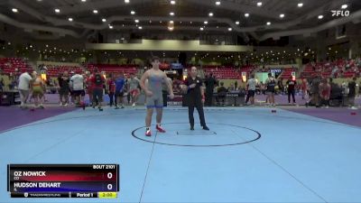 215 lbs Champ. Round 1 - Oz Nowick, CO vs Hudson DeHart, IL
