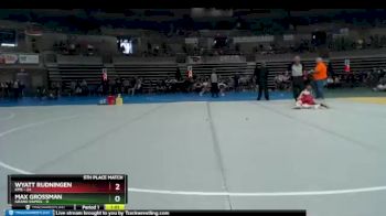 125 lbs Finals (8 Team) - Wyatt Rudningen, KMS vs Max Grossman, Grand Rapids