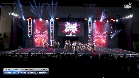 FAME All Stars - Midlo - Troop [2026 L1 Youth - Medium DAY 1] 2026 JAMfest Cheer Super Nationals